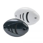 12V Drop-In Low Profile Horn with Black and White Grill_noscript