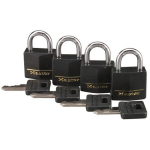1-3/16" Wide Covered Solid Body Padlock