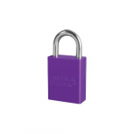 1-1/2" Aluminum Safety Padlock, Purple