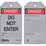 "Danger Do Not Enter" - Safety Tag_noscript