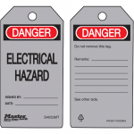 "Danger Electrical Hazard" Safety Tag_noscript