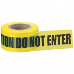 Barricade Tape "Do Not Enter", Yellow, 3" x 1000'_noscript