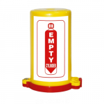 Lockout Cylinder, "Empty", Yellow, Plastic_noscript