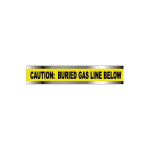 Tape "Caution: Buried Gas Line Below"_noscript