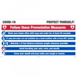 "Covid-19 Protect Yourself", Lg Format Sign_noscript