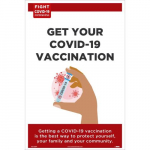 "Get Your Covid-19 Vaccination", Poster, Paper_noscript