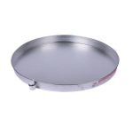 30" Aluminum Pan with 1" to 1-1/2" PVC Adapter, 1-1/2" Over_noscript