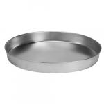 18" Aluminum Pan without Hole/Adapter_noscript