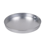 22" Aluminum Pan with 1" to 1-1/2" PVC Adapter, 1-1/2" Over_noscript