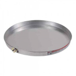 32" Aluminum Water Heater Pan with 1" CPVC Adapter_noscript