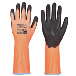 Vis-Tex Cut Glove Long Cuff Orange/Black L_noscript