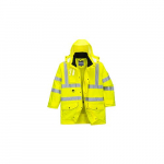 300D High Visibility 7 in 1 Traffic Jacket