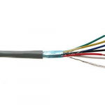 Awg Stranded Shielded Cable w/Drain, Pvc, Gray_noscript