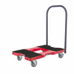 32" x 20-1/2" x 7" Red Push Cart Dolly, 1500lb_noscript
