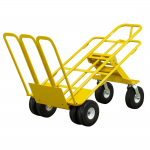 10" Airless 6 Wheel All-Terrain Hand Cart, 1000lb. Capacity_noscript