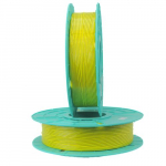 Yellow Plastic/Plastic Twist Tie Ribbon on Spool_noscript