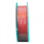 2500' Red Paper/Plastic Twist Tie Ribbon on Spool_noscript