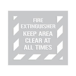 FIRE EXTINGUISHER KEEP AREA CLEAR AT ALL TIMES