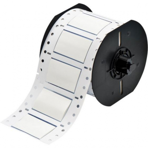 Brady B33 Series Low Smoke Zero Halogen PermaSleeve Heat Shrink Tubing, 0.75" Dia x 2" W, White