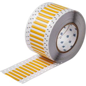 Brady BradyPrinter Series Low Smoke Zero Halogen PermaSleeve Heat Shrink Tubing, Roll of 7500 Each, Yellow, 0.094"