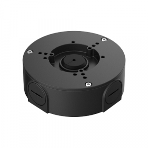 Lorex Home Improvement Outdoor Security Camera Junction Box, Waterproof Electrical Box for Mounting Bullet or Dome Surveillance Cameras - Black