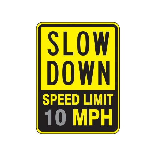 Order FRR33010HP by Accuform Speed Limit Sign "...Speed Limit 10 Mph