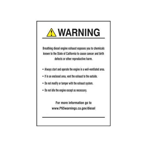 Order LCAW626VSP by Accuform Safety Label "Cancer and Reproductive Harm" US Mega Store