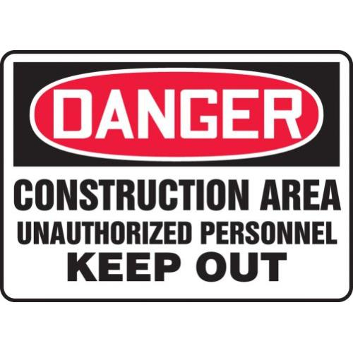 Order MCRT131VA10 by Accuform OSHA Danger Safety Sign 