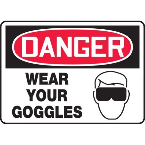 Order MPPE136XP10 by Accuform 10" x 14" OSHA Safety Sign "Wear Your