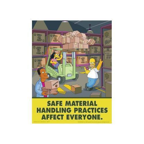 Order PSK233 by Accuform Safety Poster "Safe Material Handling