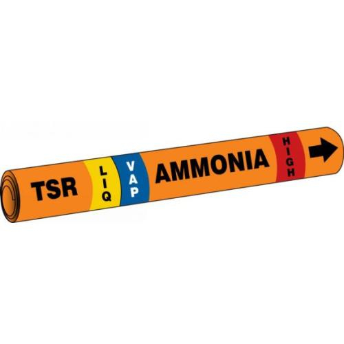 Order RAP317D by Accuform 11/2" x 2" Pipe Marker "TSR/LIQ" US