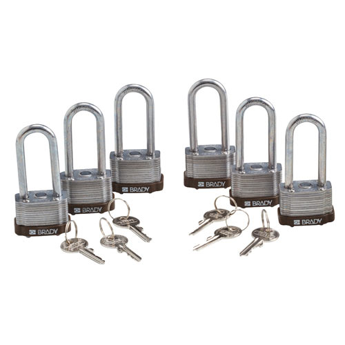 Order 123282 by Brady Brown Key Retaining Steel Padlock US Mega Store