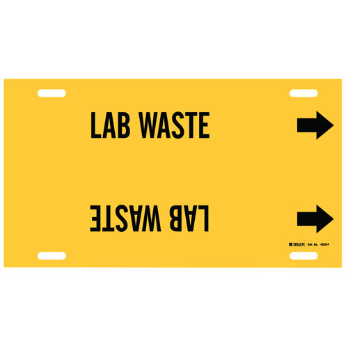 Order 4226F by Brady Plastic Lab Waste Pipe Marker, F Size US Mega Store
