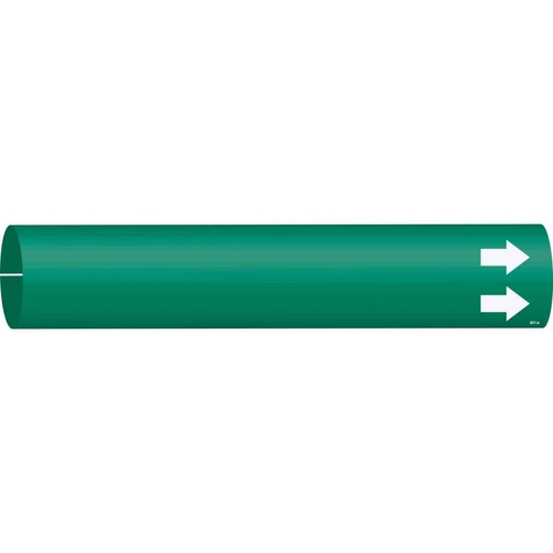 Order 42301 by Brady Plastic Blank Pipe Marker with Arrow, A2L Size