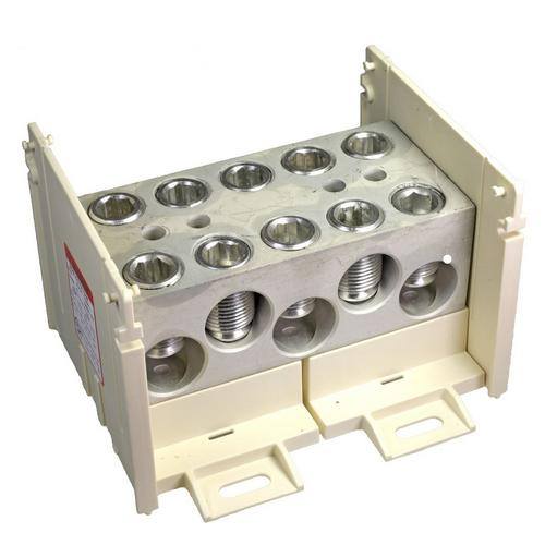 Order BDBLCS7X2DW by Burndy Power Distribution Block, 2 Pole 600V US