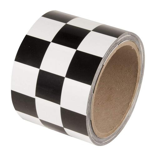 Order LCB312 by GHS Safety Black/White Checker Tape, 3" x 54' US Mega