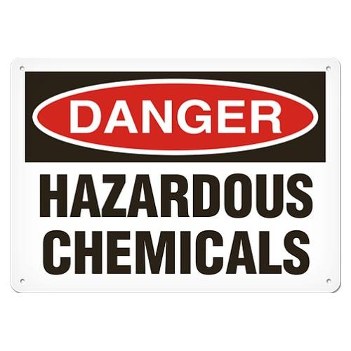 Order SA1062V by GHS Safety Sign "Danger Hazardous Chemicals