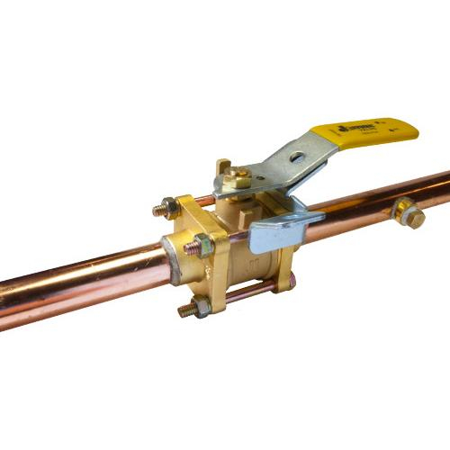 Order 500823 by Jomar S675GP4B 1/2" Medical Gas Ball Valve, 3 Piece