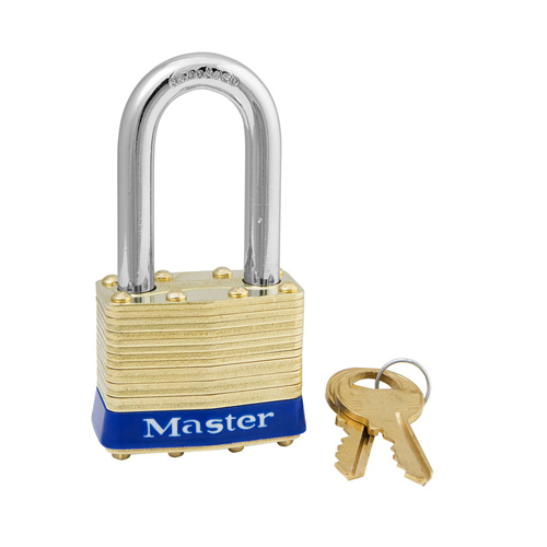 Order 2LF by Master Lock 13/4" Wide Laminated Brass P.T. Padlock US