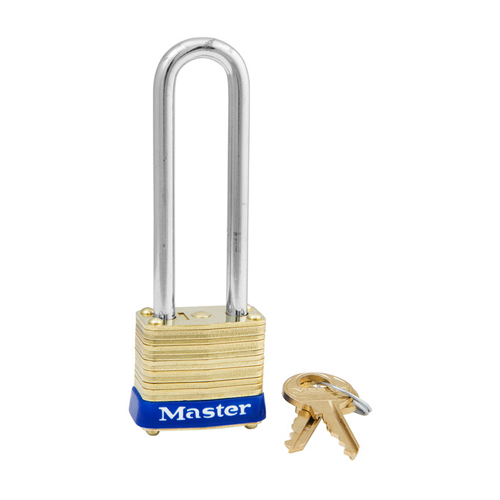 Order 8KALJ by Master Lock No. 8 Brass Padlock, Keyed Alike, 21/2