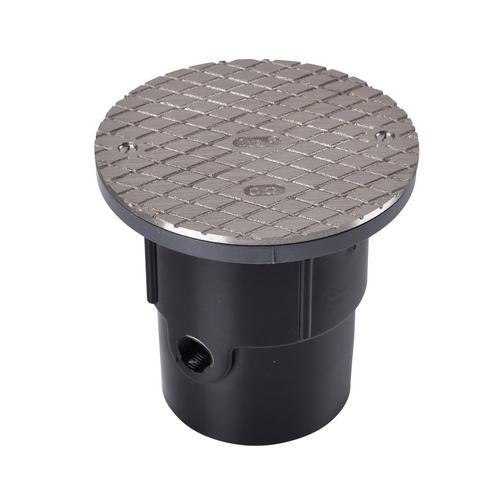 Order 84157 by Oatey ABS General Purpose Cleanout w/ 6" Round Nickel