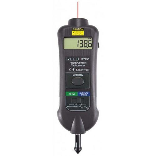 Order R7150NIST by REED Instruments NonContact Laser Photo Tachometer